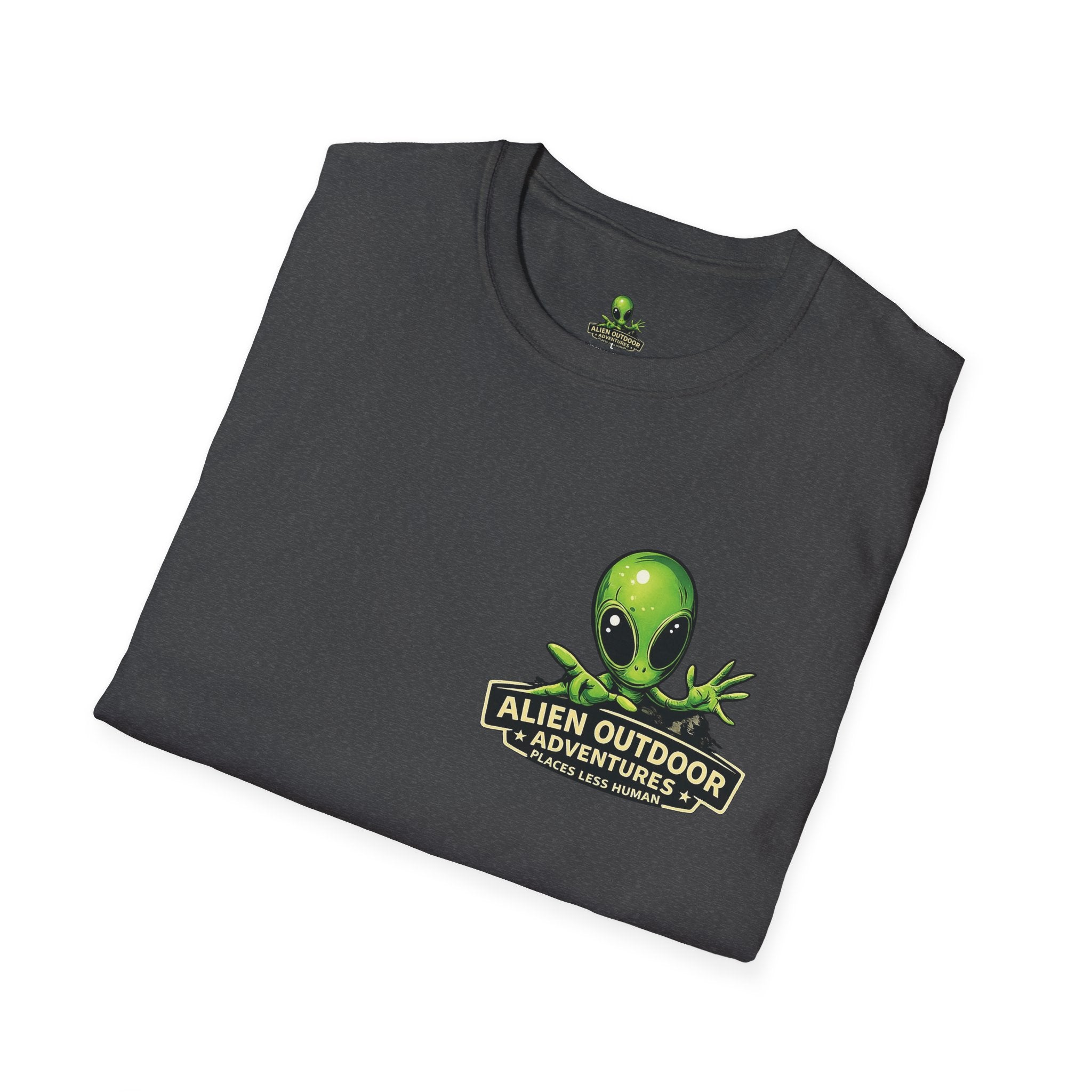 Alien Outdoor Adventures T-Shirt — “I Ain’t ‘Special’ But I Do Like Rocks” Graphic Tee