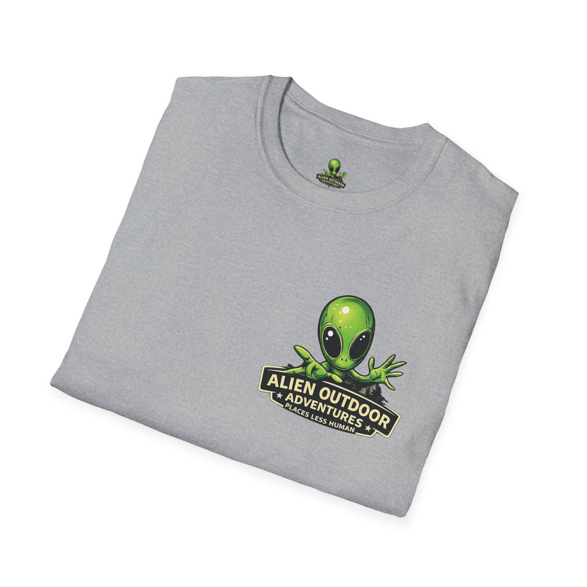 Alien Outdoor Adventures T-Shirt — “I Ain’t ‘Special’ But I Do Like Rocks” Graphic Tee