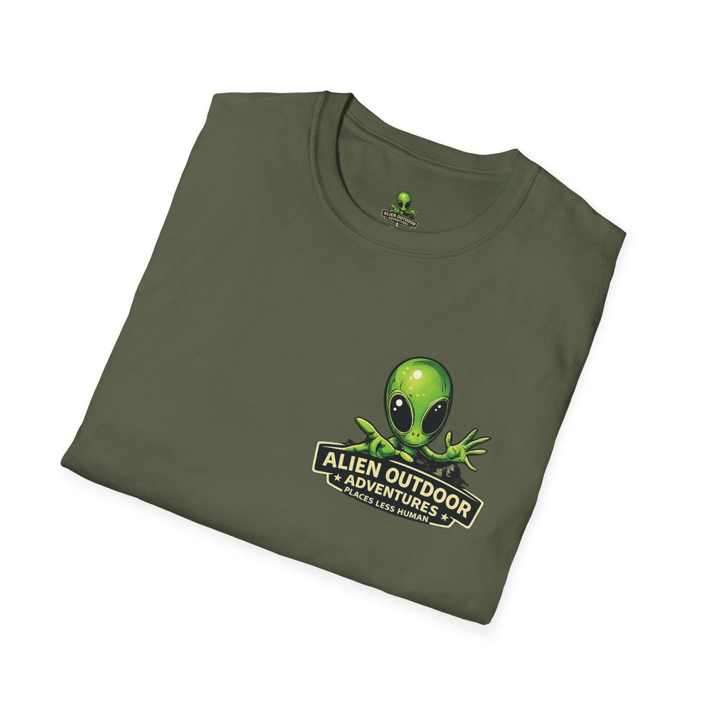 Alien Outdoor Adventures T-Shirt — “I Ain’t ‘Special’ But I Do Like Rocks” Graphic Tee
