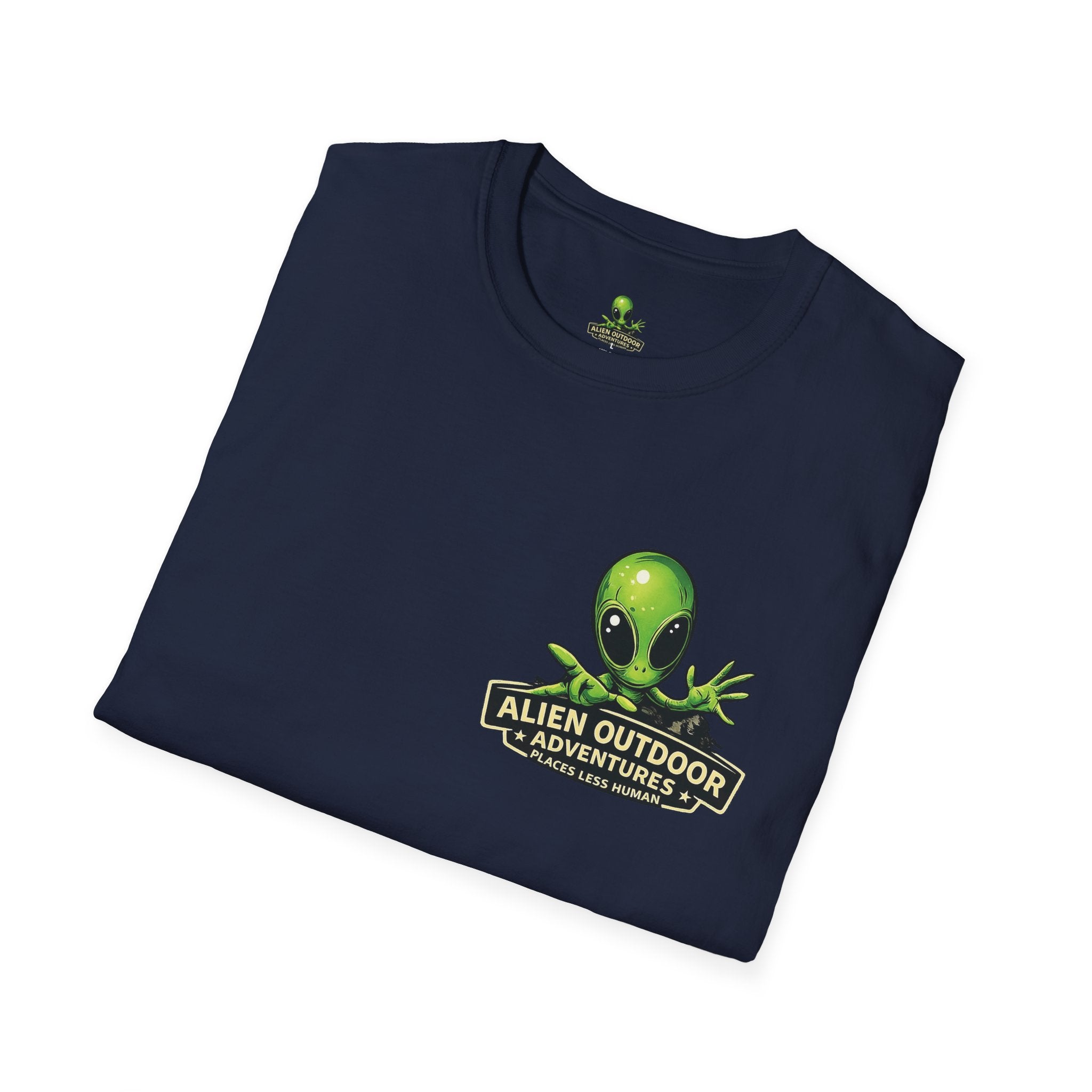 Alien Outdoor Adventures T-Shirt — “I Ain’t ‘Special’ But I Do Like Rocks” Graphic Tee