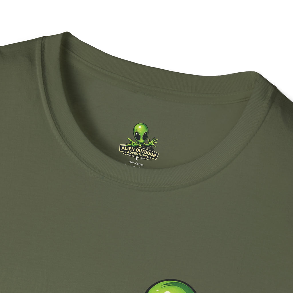 Alien Outdoor Adventures T-Shirt — “I Ain’t ‘Special’ But I Do Like Rocks” Graphic Tee