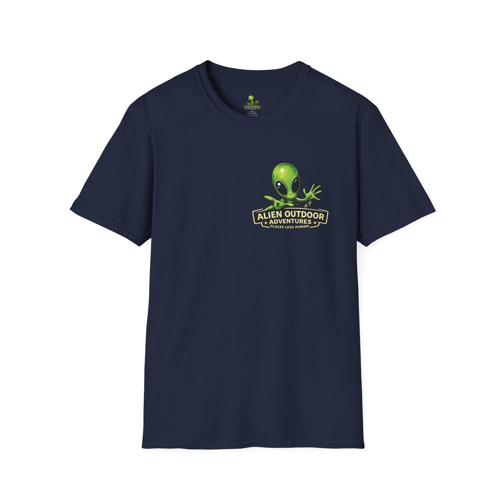 Alien Outdoor Adventures T-Shirt — “I Ain’t ‘Special’ But I Do Like Rocks” Graphic Tee