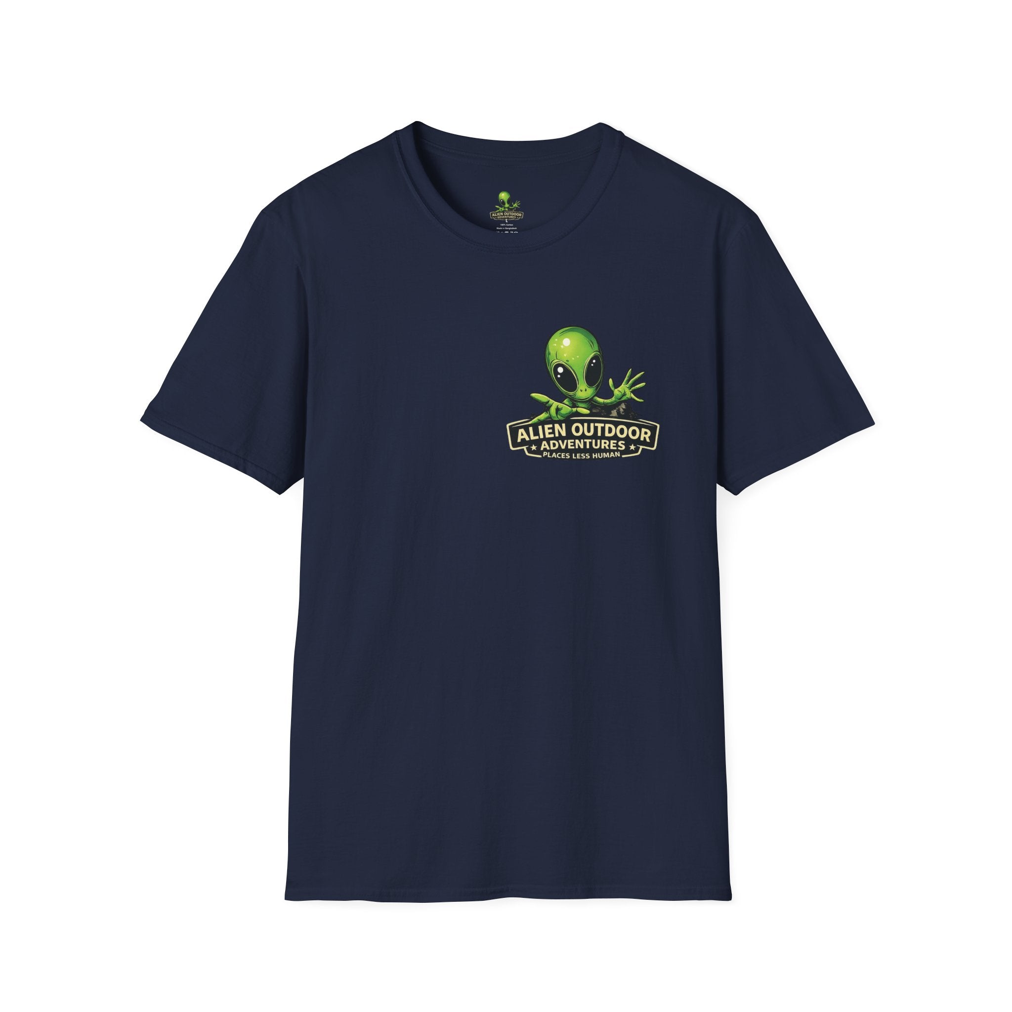 Alien Outdoor Adventures T-Shirt — “I Ain’t ‘Special’ But I Do Like Rocks” Graphic Tee